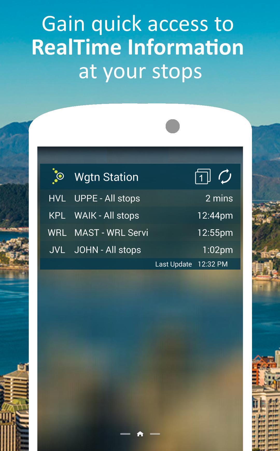 Metlink RealTime Widget