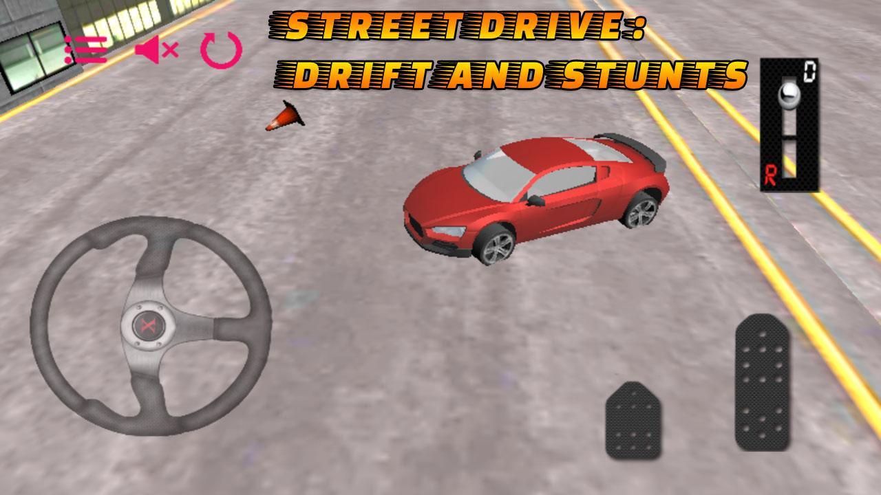 street drive: drift and stunts