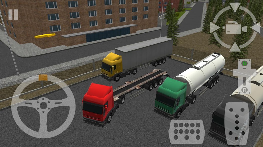 Semi Driver Trailer Parking 3D