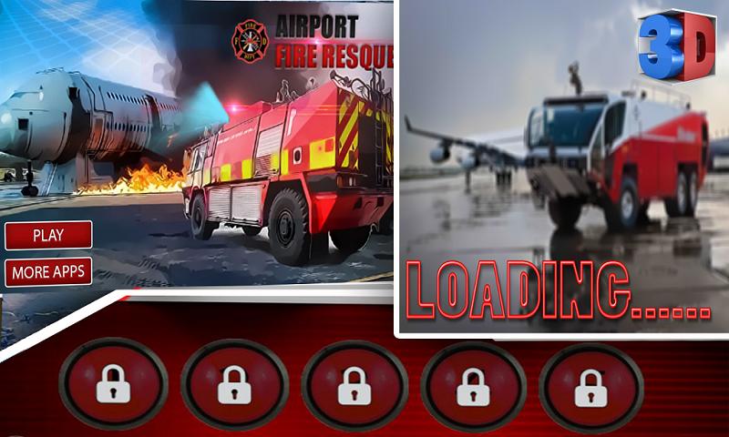 911 Airport Fire Rescue 3D