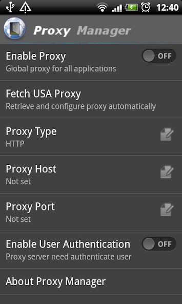 Proxy Manager