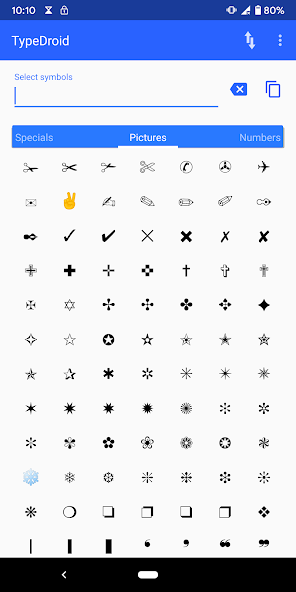 Type Droid (1000+ symbols)