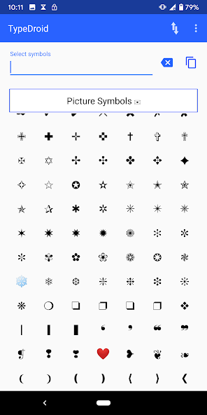 Type Droid (1000+ symbols)