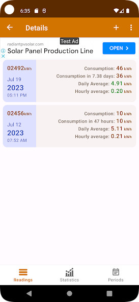 Home Electrical Consumption