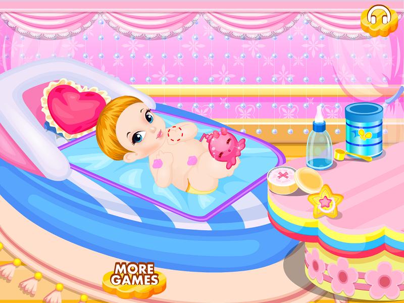 Newborn feeding baby games