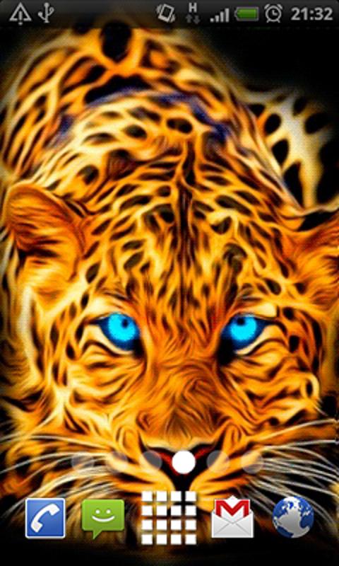 Blue Eyed Leopard LWP