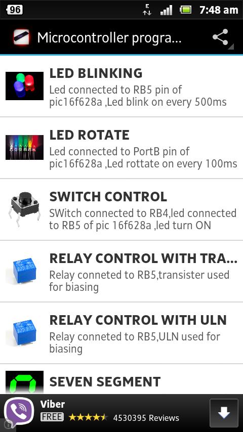 Microcontroller programs