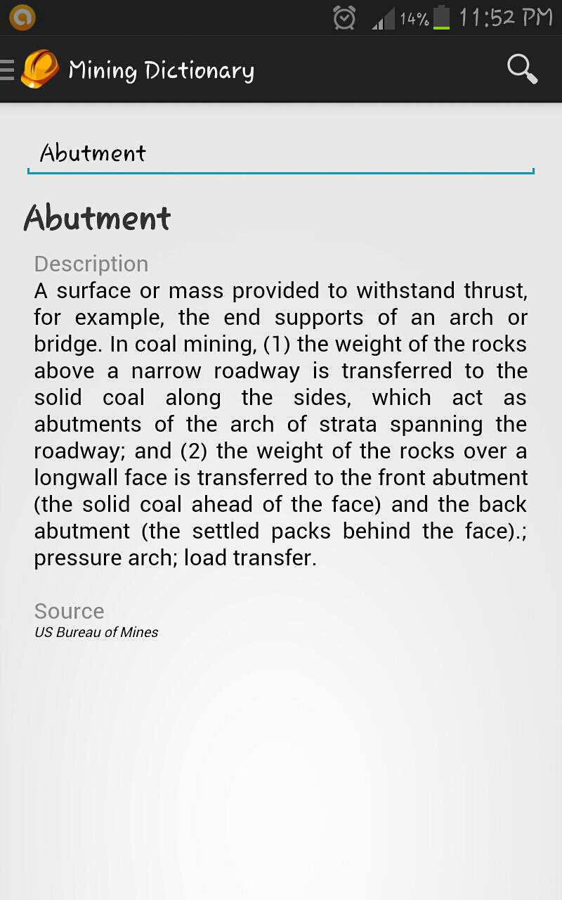 Mining Dictionary