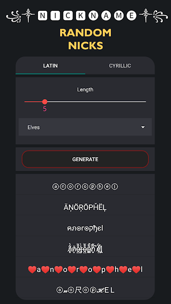 Crosshair & Nickname Generator