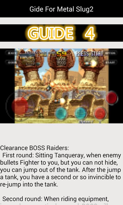 Guide For Metal Slug2