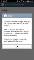 Barometer Widget for Sony SW2