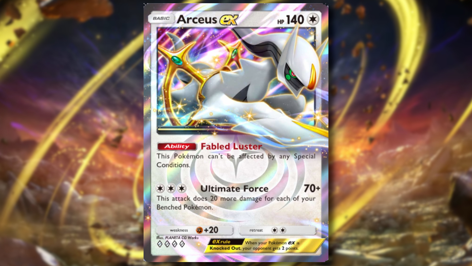 أفضل طوابق Arceus Ex في جيب Pokemon TCG