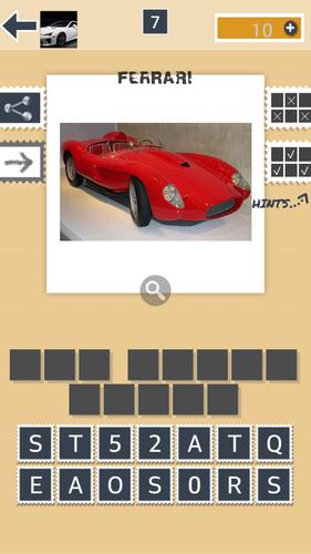 Guess The Car Quiz