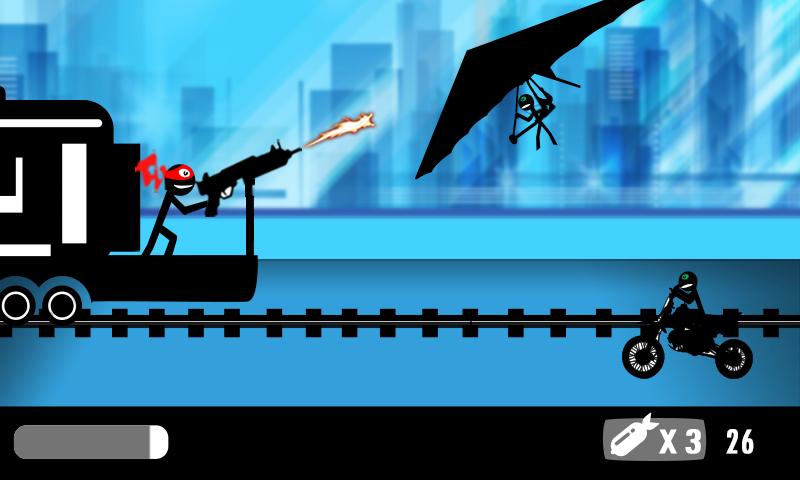 Stickman Train Shooting