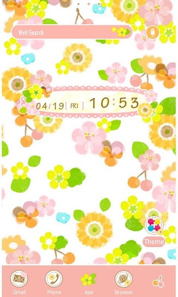 Flower Flow Wallpaper Theme