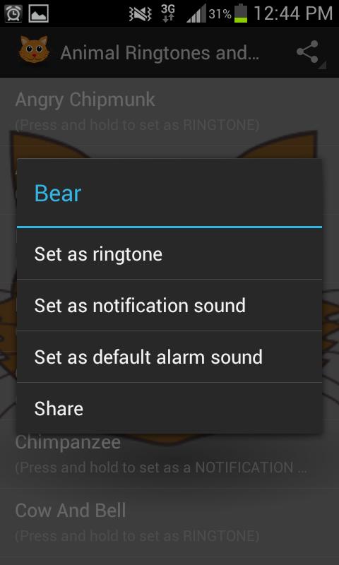 Animal Ringtones & Sounds