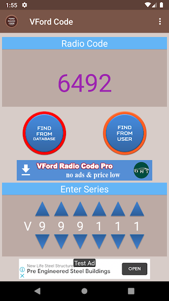 VFord Radio Security Code