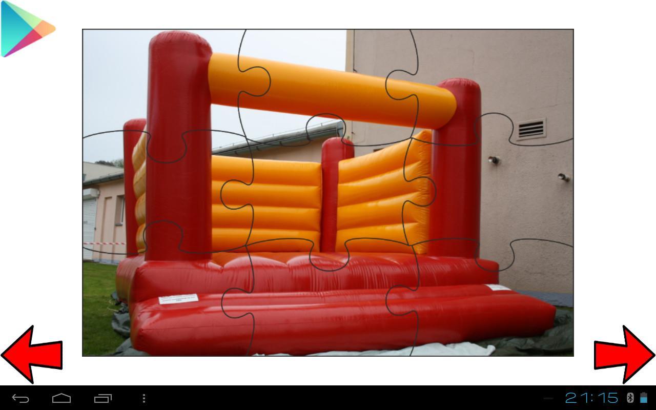 Puzzle for kids,bouncy castles