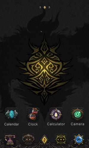 Darkness GO Launcher Theme