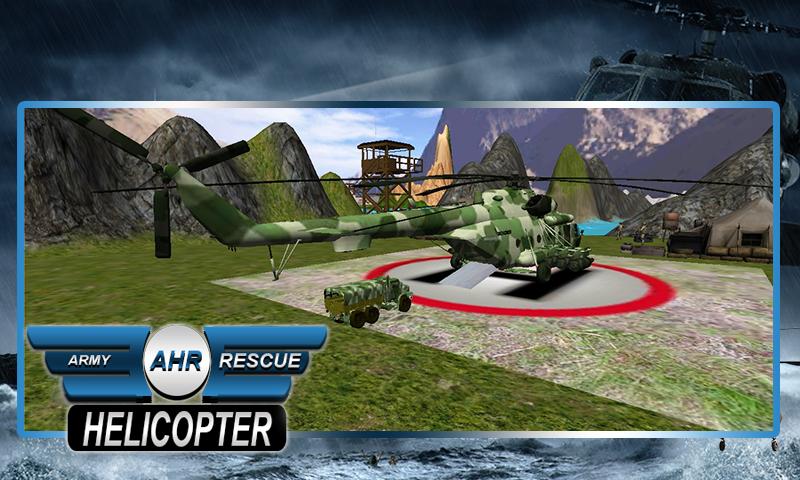 Army Helicopter - Rescue Cargo