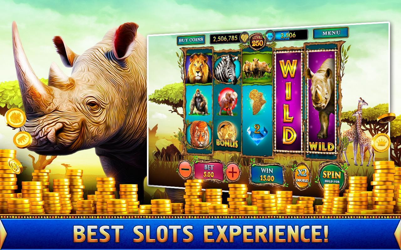 Golden Rhino Safari Slots