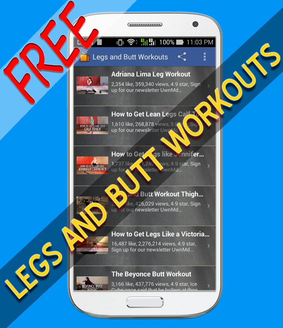 Legs and Butt Workouts free