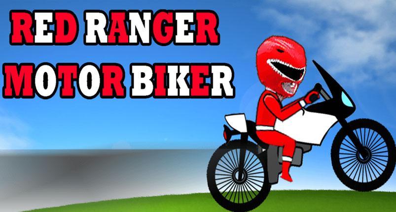 Power Red Rangers Motorbike