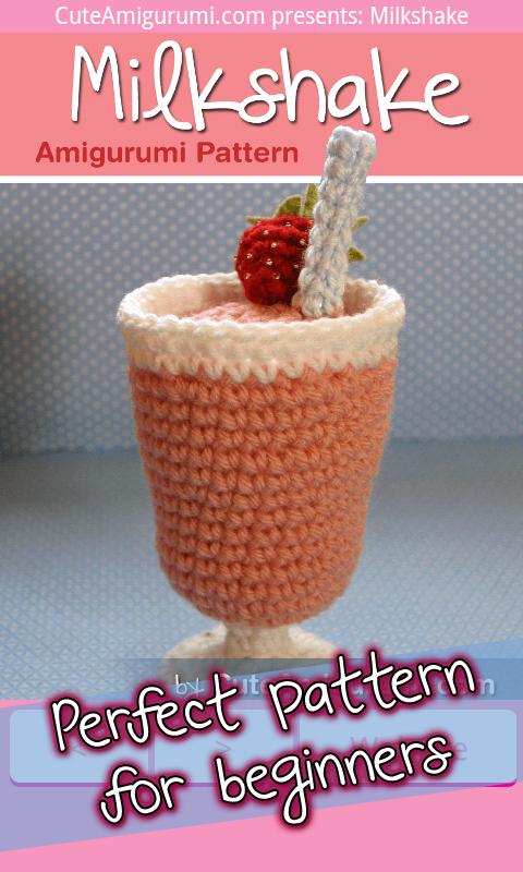 Milkshake Amigurumi Pattern