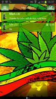 GO SMS Pro Theme marijuana