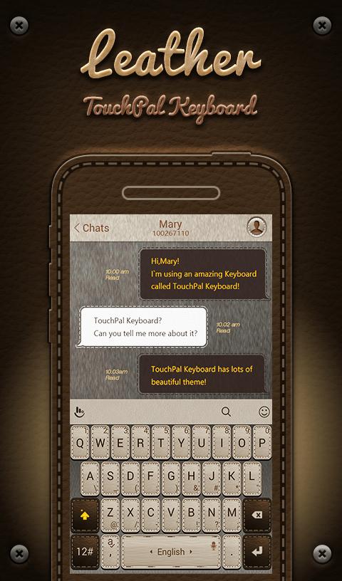 TouchPal Leather Theme