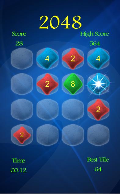 Logic games 2048 number puzzle