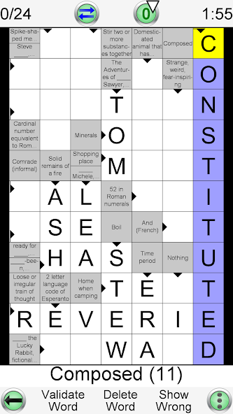 Arrow Crossword