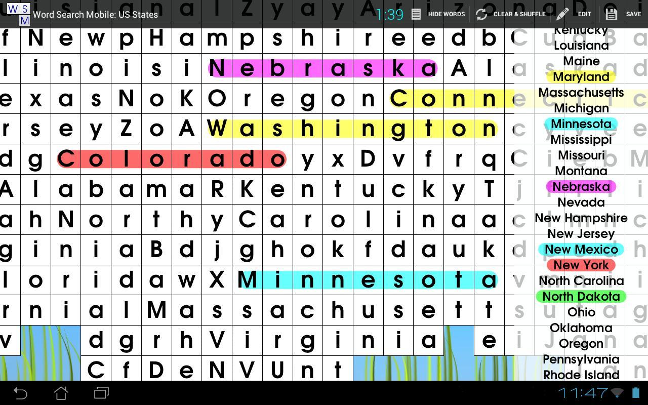 Word Search Mobile