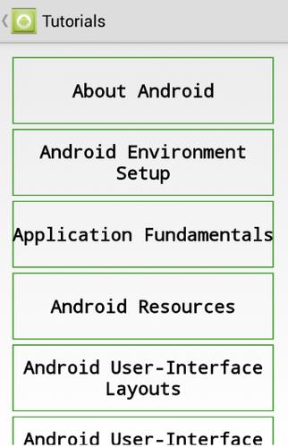 TUTORIAL FOR ANDROID