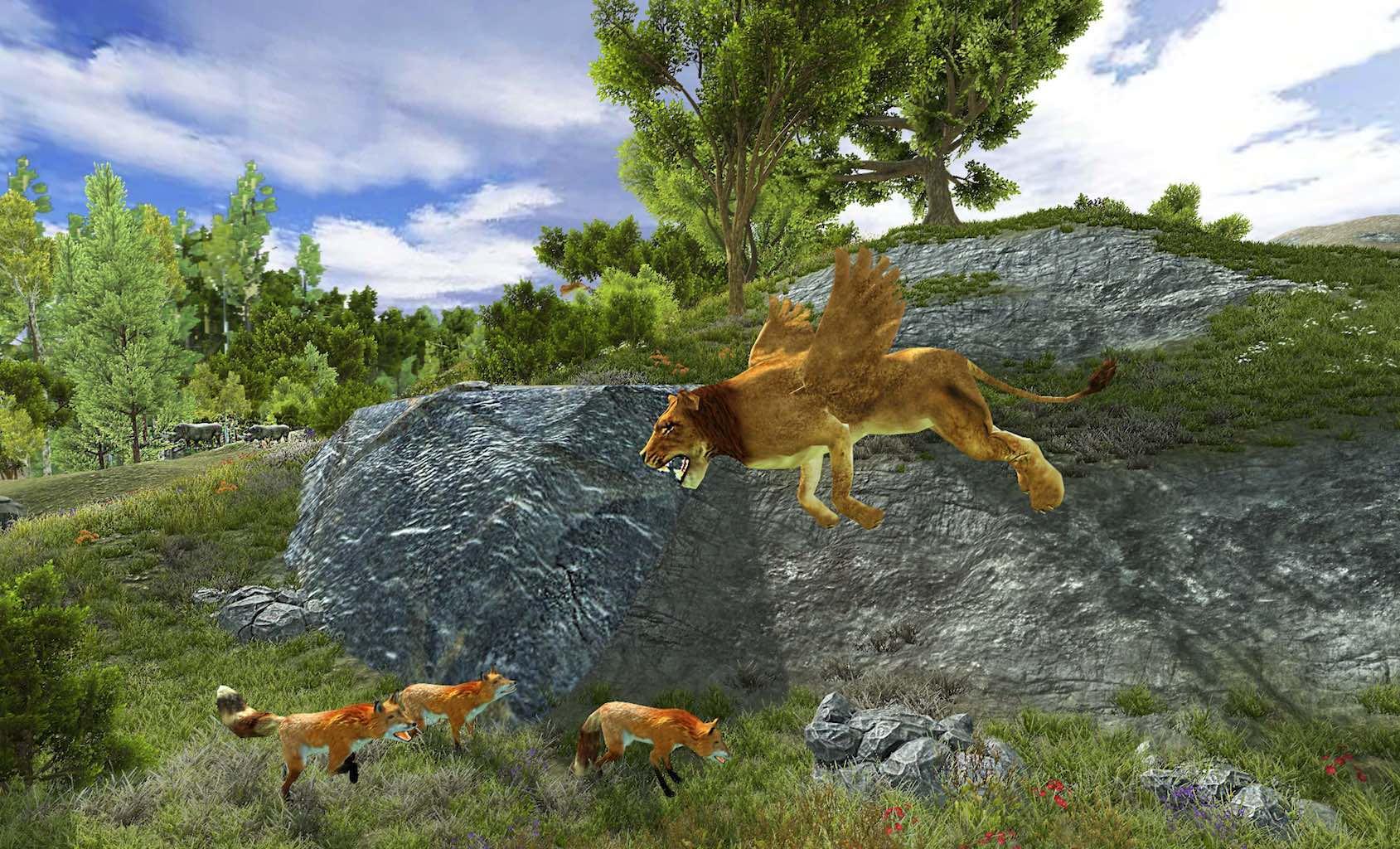 Flying Lion Simulator