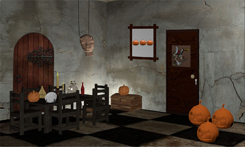 3D Escape Games-Halloween Cast