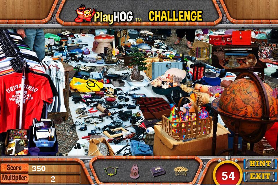 Challenge #5 Flea Market Free Hidden Objects Games