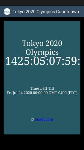 2020 Summer Olympics Countdown