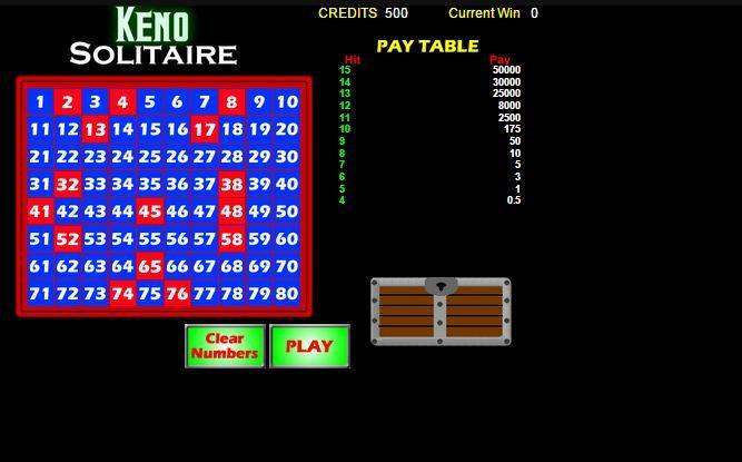 Keno Solitaire