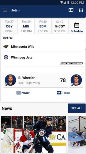 The Winnipeg Jets App