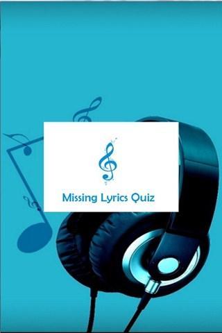 Missing Lyrics Quiz