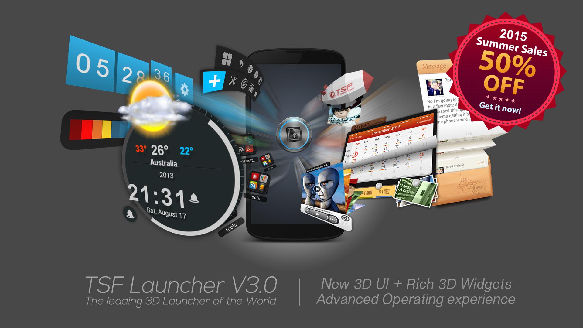 TSF Launcher 3D Shell