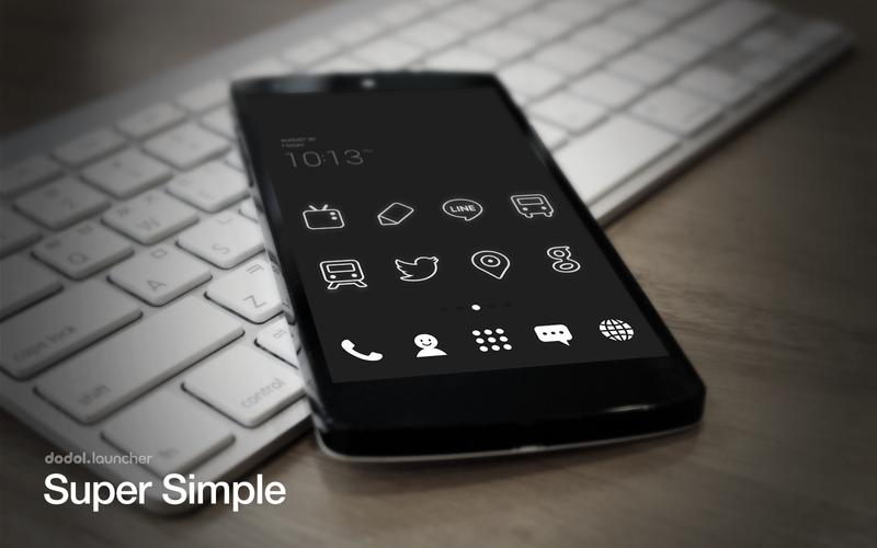 Super simple Black Dodol Theme