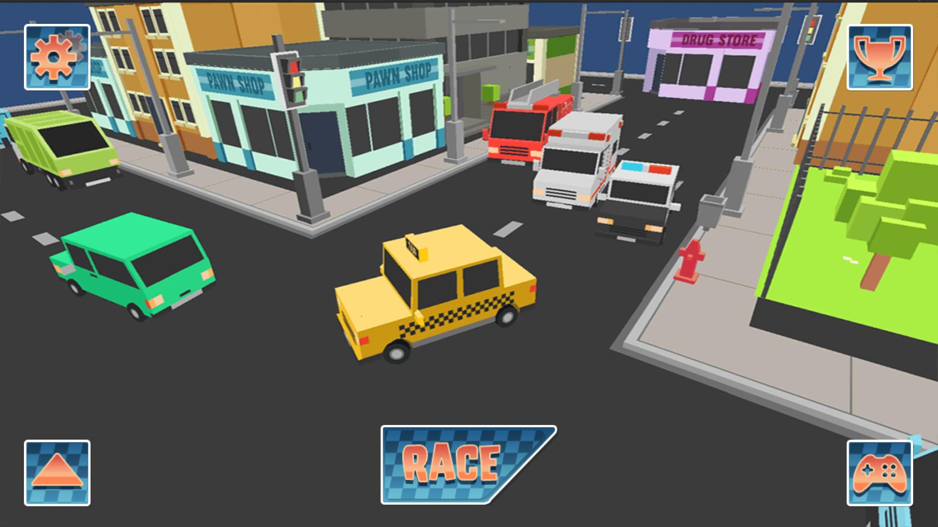 Pixels Traffic Racer 2015