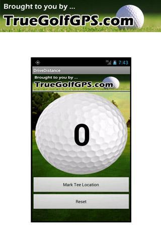 GOLF DRIVE DISTANCE FREE GPS