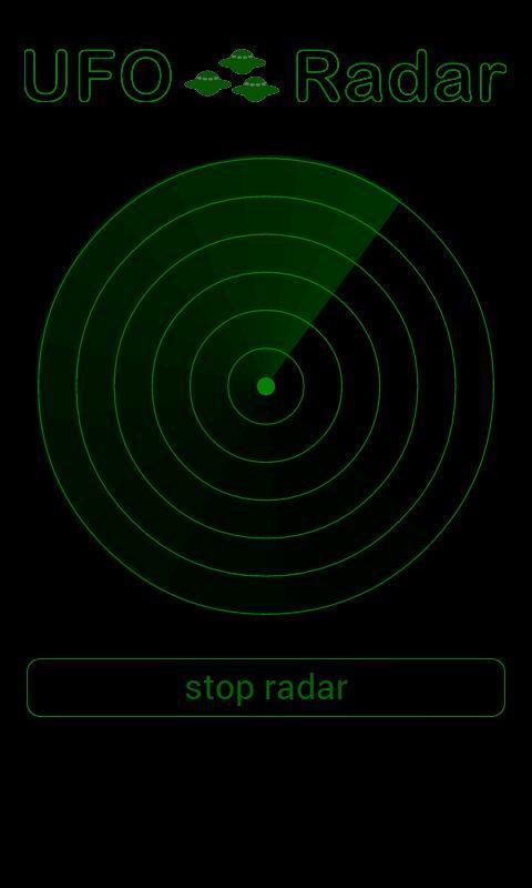 UFO Radar Simulation