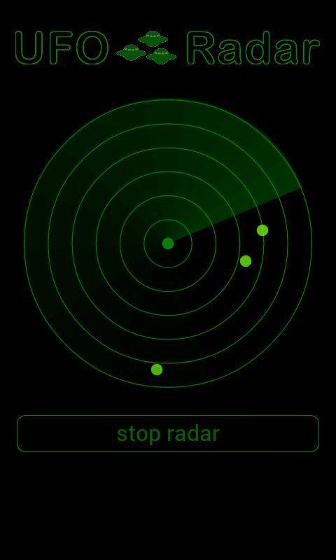 UFO Radar Simulation