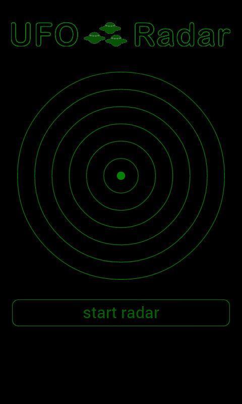 UFO Radar Simulation