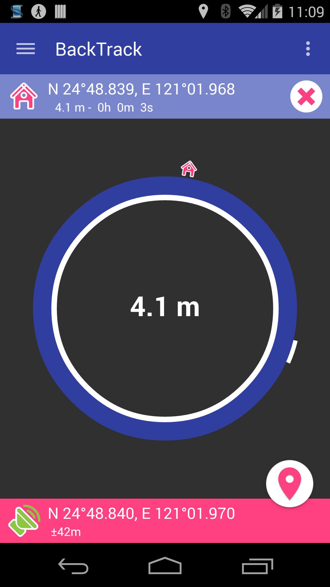 BackTrack Compass