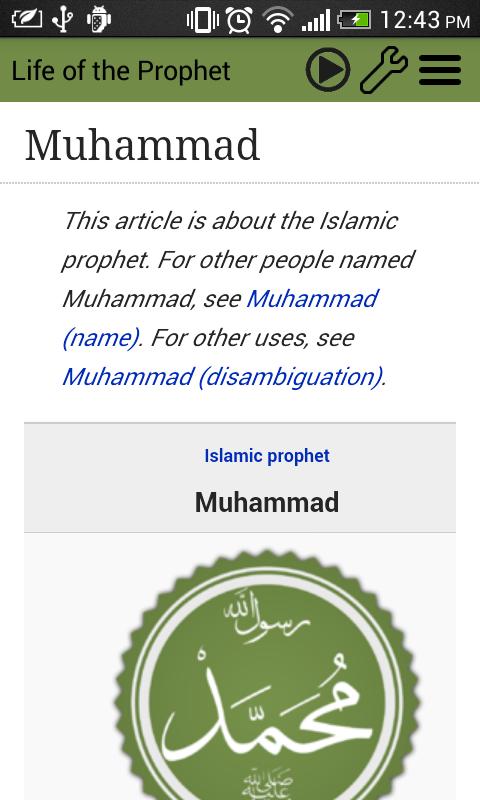 Prophet Mohammad Life